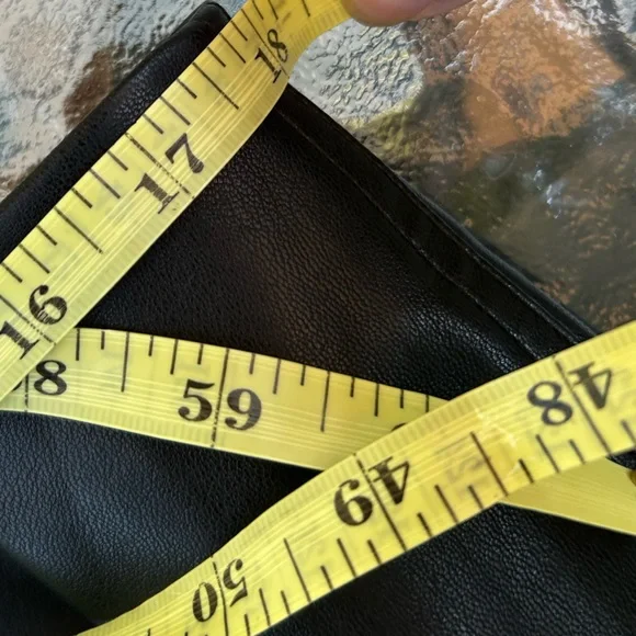 Modern Citizen Harley XL black vegan leather A line skirt - Picture 5 of 8